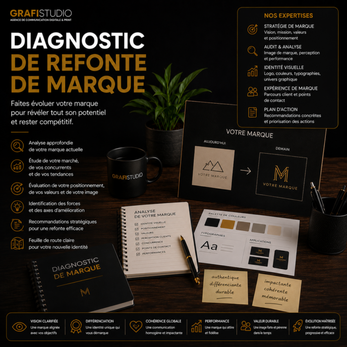 Diagnostic de refonte de marque