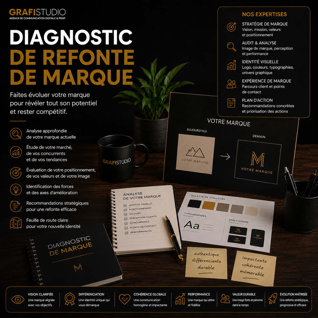 Diagnostic de refonte de marque