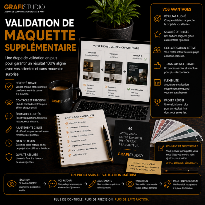 Validation de maquette supplémentaire