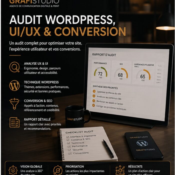 Audit WordPress, UI/UX & conversion